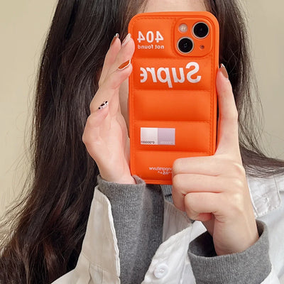Luxury Fashion Down Jacket Phone Case