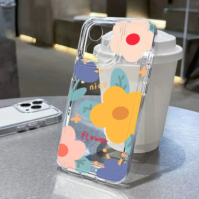 Flower Pattern Exquisite Back Cover Phone Case