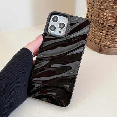 Luxury 3D Silk Wavy Pattern Phone Case
