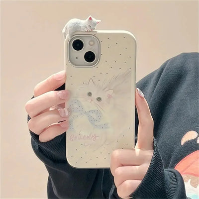 Cute 3D Kitten Phone Case