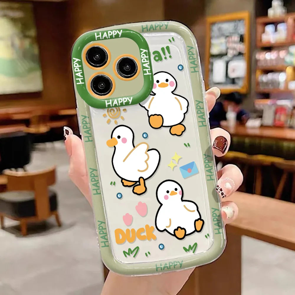 Cartoon Duck Soft Phone Case