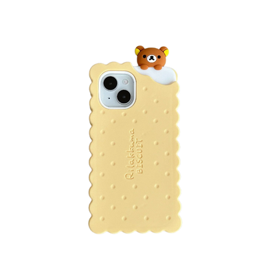 Sandwich Biscuit Tide Bear Soft Silicone Phone Case