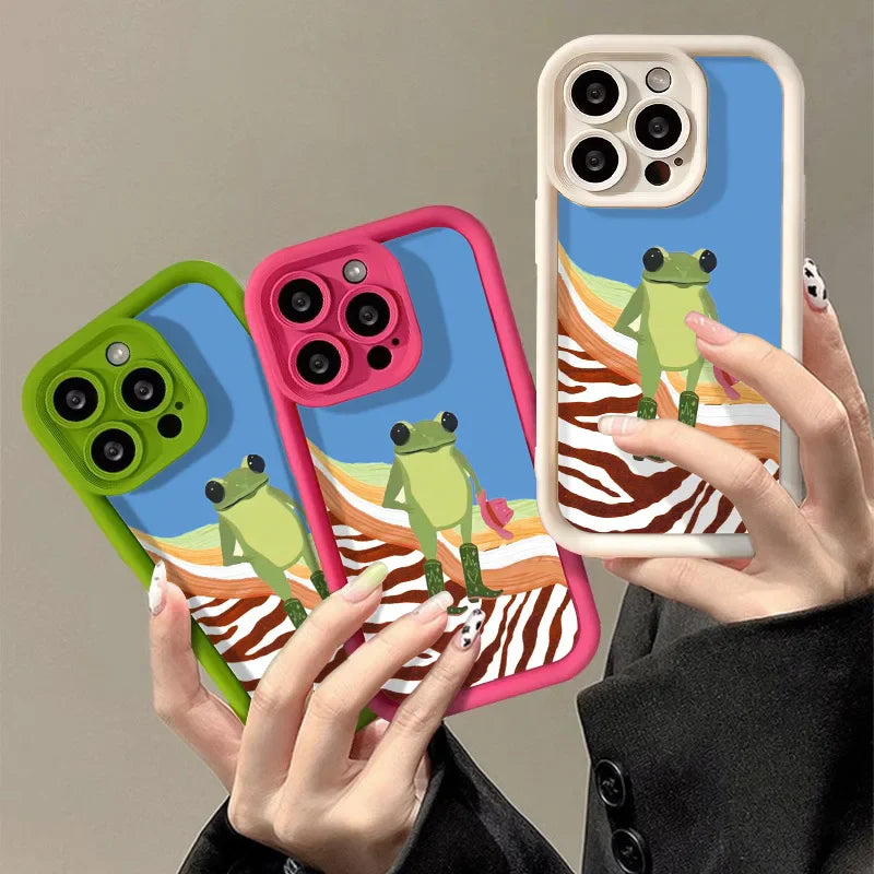 Cartoon Cute Frog Phone Case
