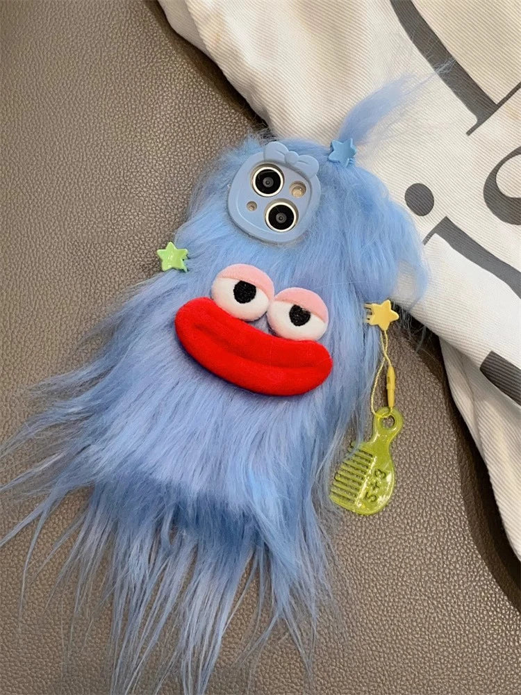 Cute Plush Winter Warm Fur Phone Case