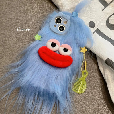 Cute Plush Winter Warm Fur Phone Case