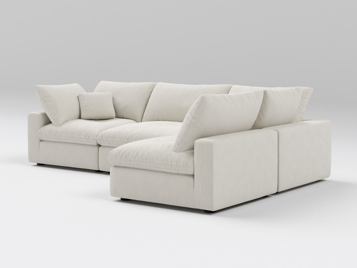 4-Piece Modular Sectional (Armless Chase)