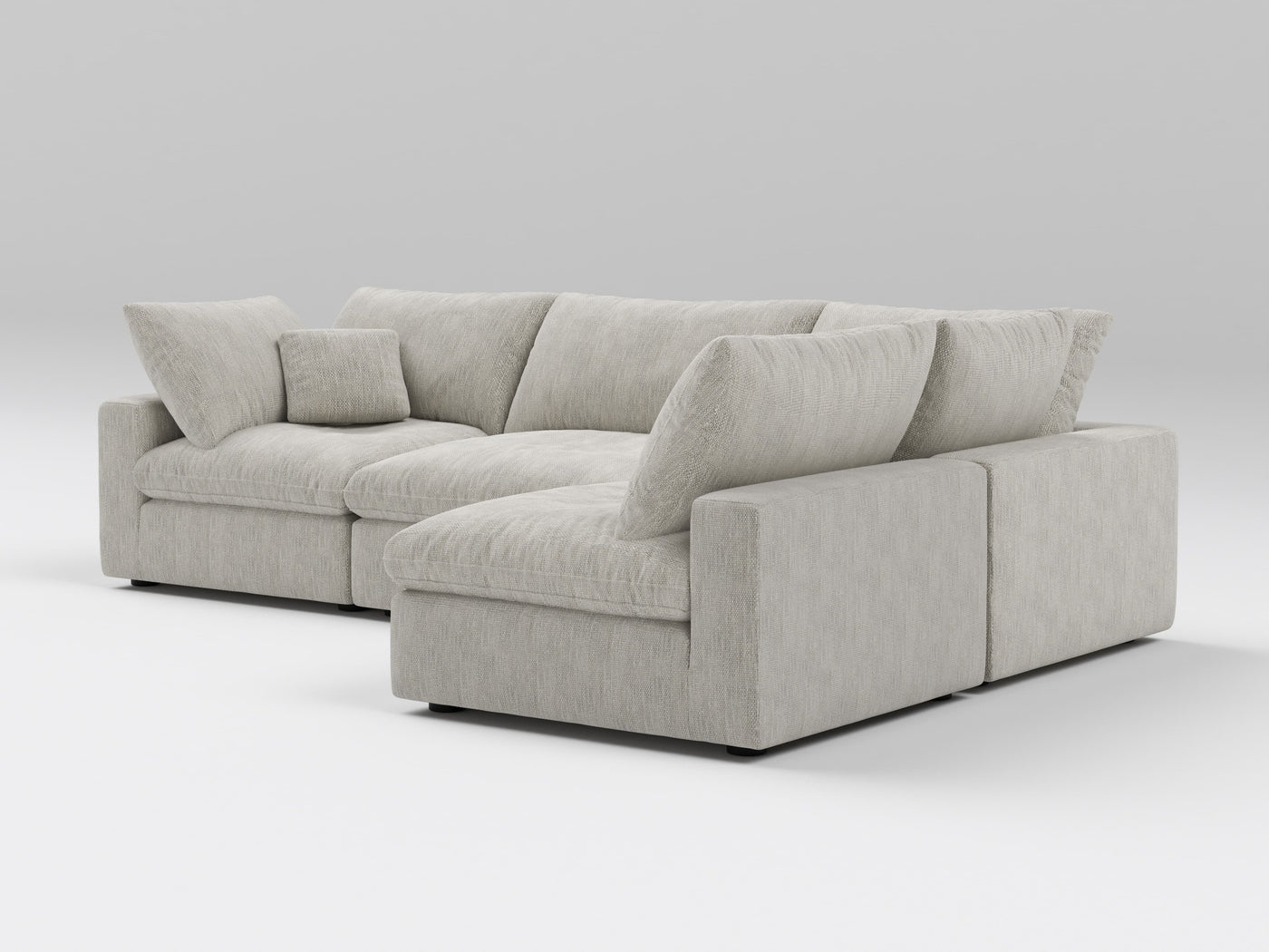4-Piece Modular Sectional (Armless Chase)
