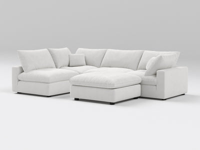 5-Piece Modular Sectional (Armless + Ottoman)