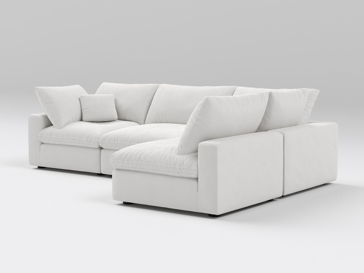 4-Piece Modular Sectional (Armless Chase)