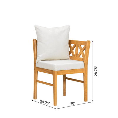 Farmhouse Solid Wood Dining Nook Set for 6, Space-Saving High Top Corner Table with Bench & Chairs, Natural+White