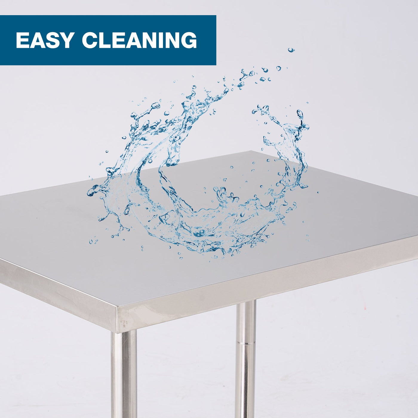 30''*24'' Commercial Work Table for Restaurant and Home Stainless Steel Kitchen Prep Table with Under Shelf and wheels