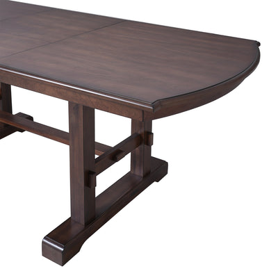 6-Piece Extendable Dining Table Set, 60–78 in. Wood Table with Removable Leaf, 4 Upholstered Chairs and Bench, Cherry Finish