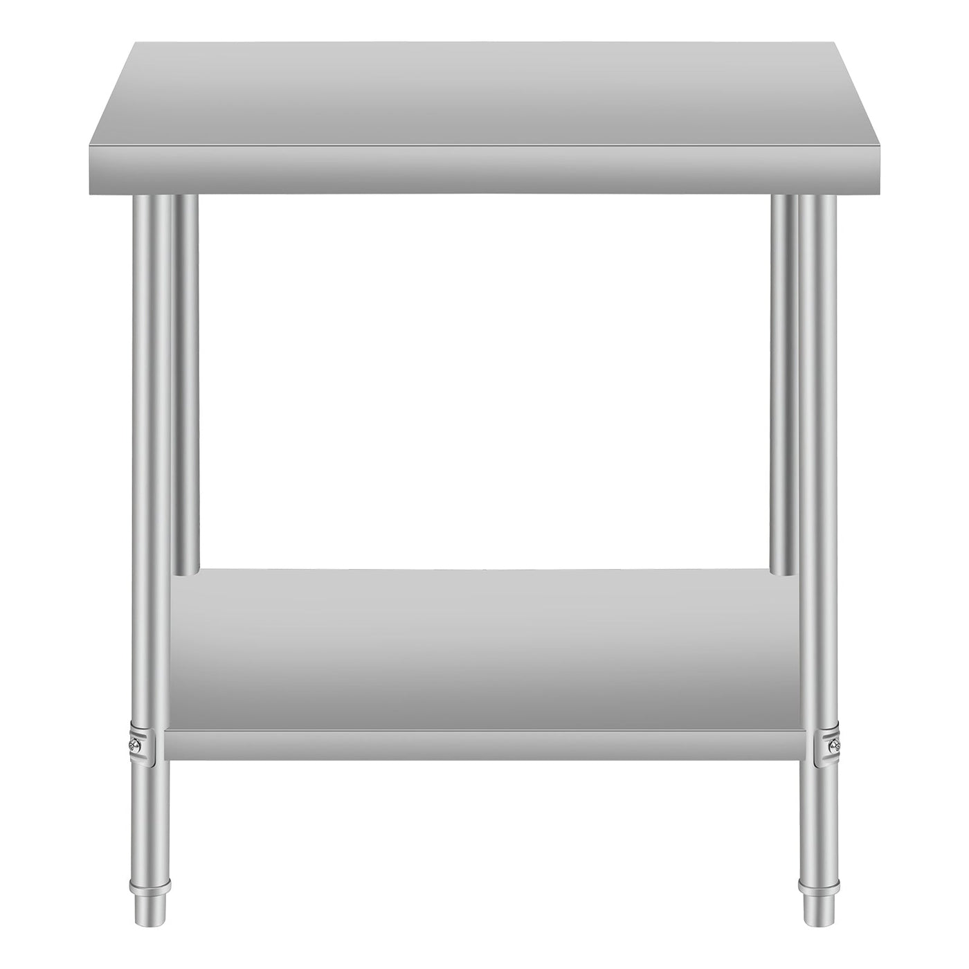 30''*24'' Commercial Work Table for Restaurant and Home Stainless Steel Kitchen Prep Table with Under Shelf