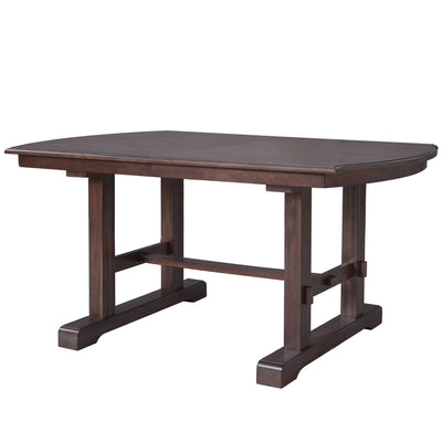 6-Piece Extendable Dining Table Set, 60–78 in. Wood Table with Removable Leaf, 4 Upholstered Chairs and Bench, Cherry Finish