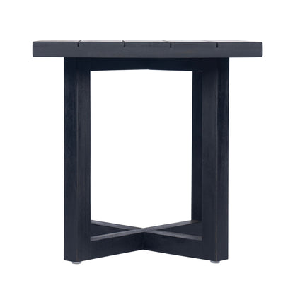 ELLA SQUARE SIDE TABLE, Black