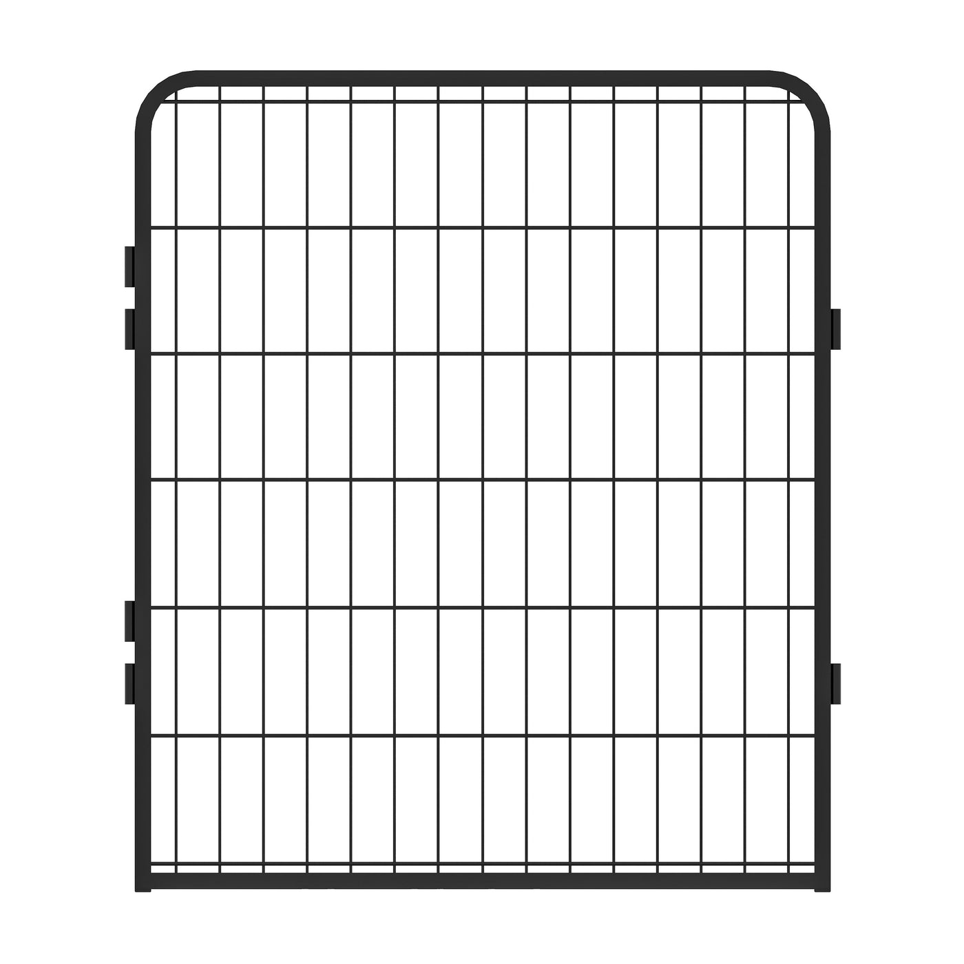 6 Panels Heavy-Duty Metal Playpen with Door, 31.7' H Dog Fence Pet Exercise Pen for Outdoor, Indoor
