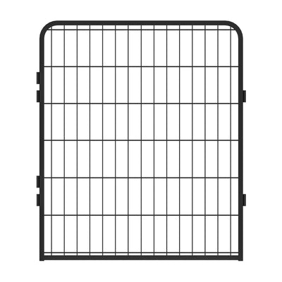 6 Panels Heavy-Duty Metal Playpen with Door, 31.7' H Dog Fence Pet Exercise Pen for Outdoor, Indoor