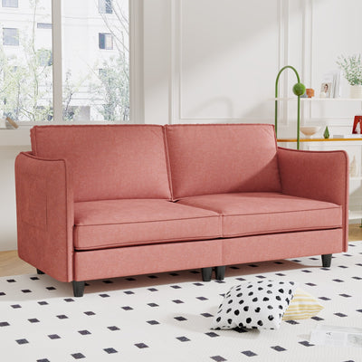74.27'' Loveseat Sofa, 2 Seater Comfy Couch,Mid Century Modern Designed for Small Spaces, Apartment, Bedroom, Dorm, Office