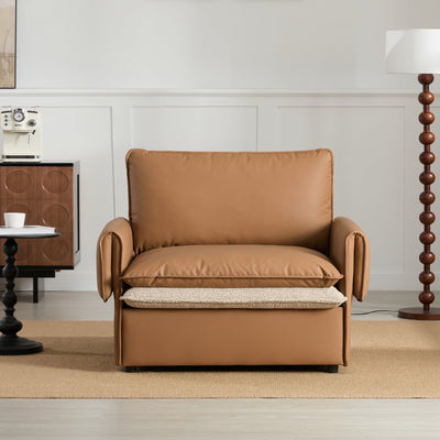 Modern Style Oversized Armchair Accent Chair Single Sofa Lounge Chair for Living Room, Bedroom