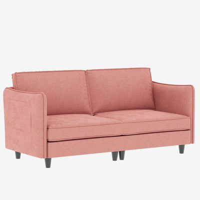 74.27'' Loveseat Sofa, 2 Seater Comfy Couch,Mid Century Modern Designed for Small Spaces, Apartment, Bedroom, Dorm, Office