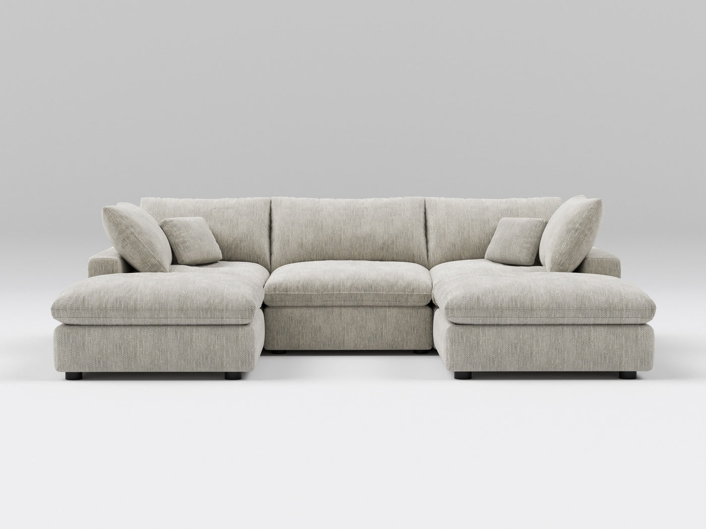 5-Piece Modular Classic Sectional (U-Shape)