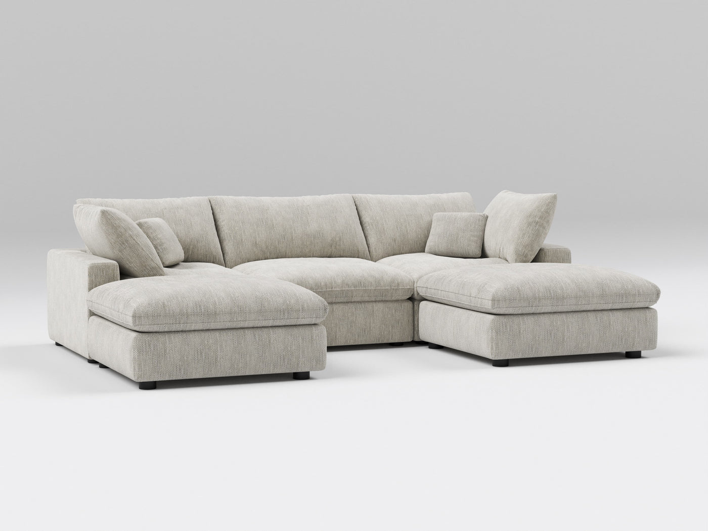5-Piece Modular Classic Sectional (U-Shape)