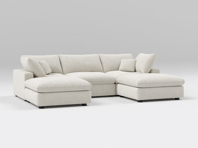 5-Piece Modular Classic Sectional (U-Shape)
