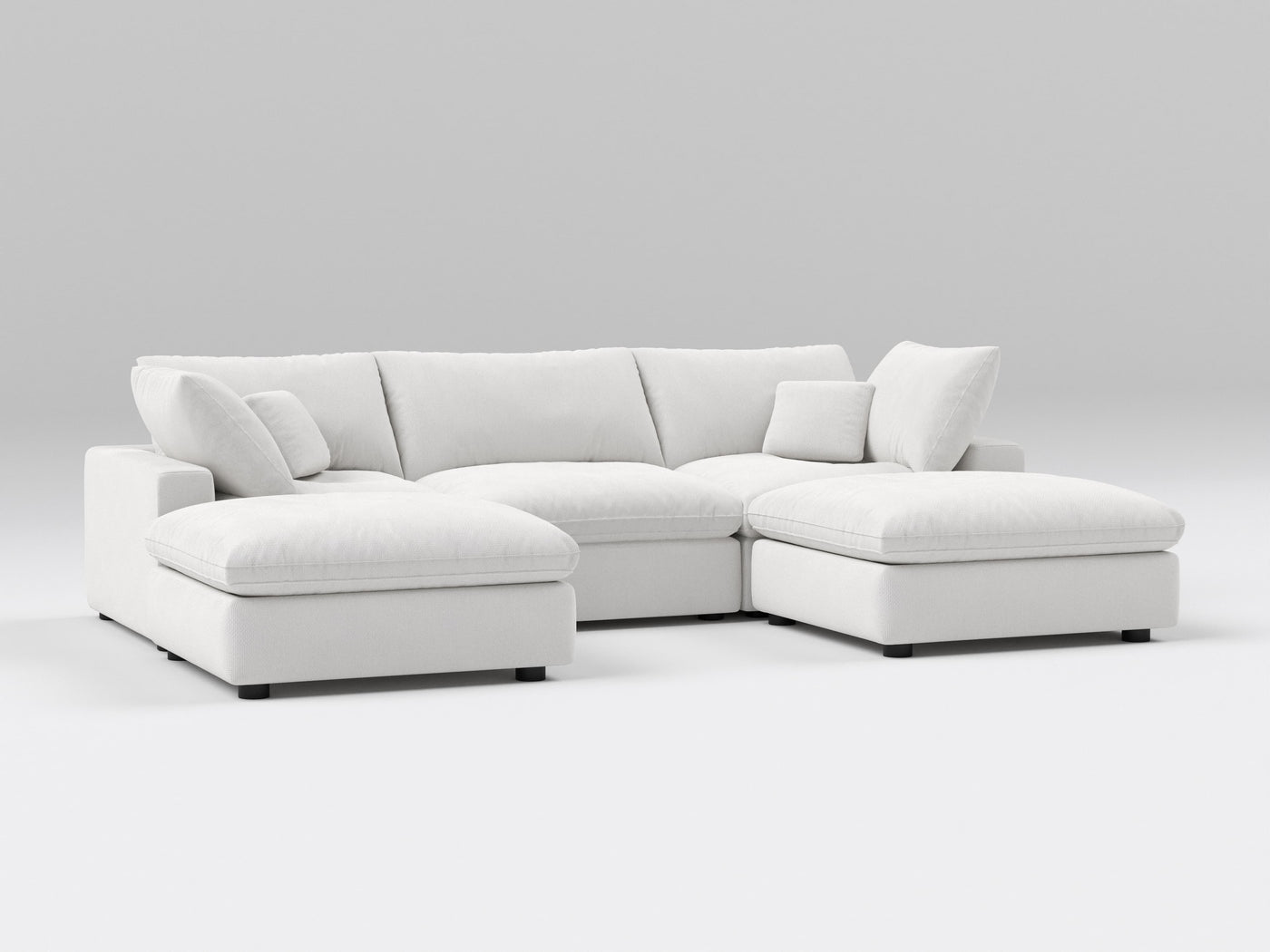 5-Piece Modular Classic Sectional (U-Shape)