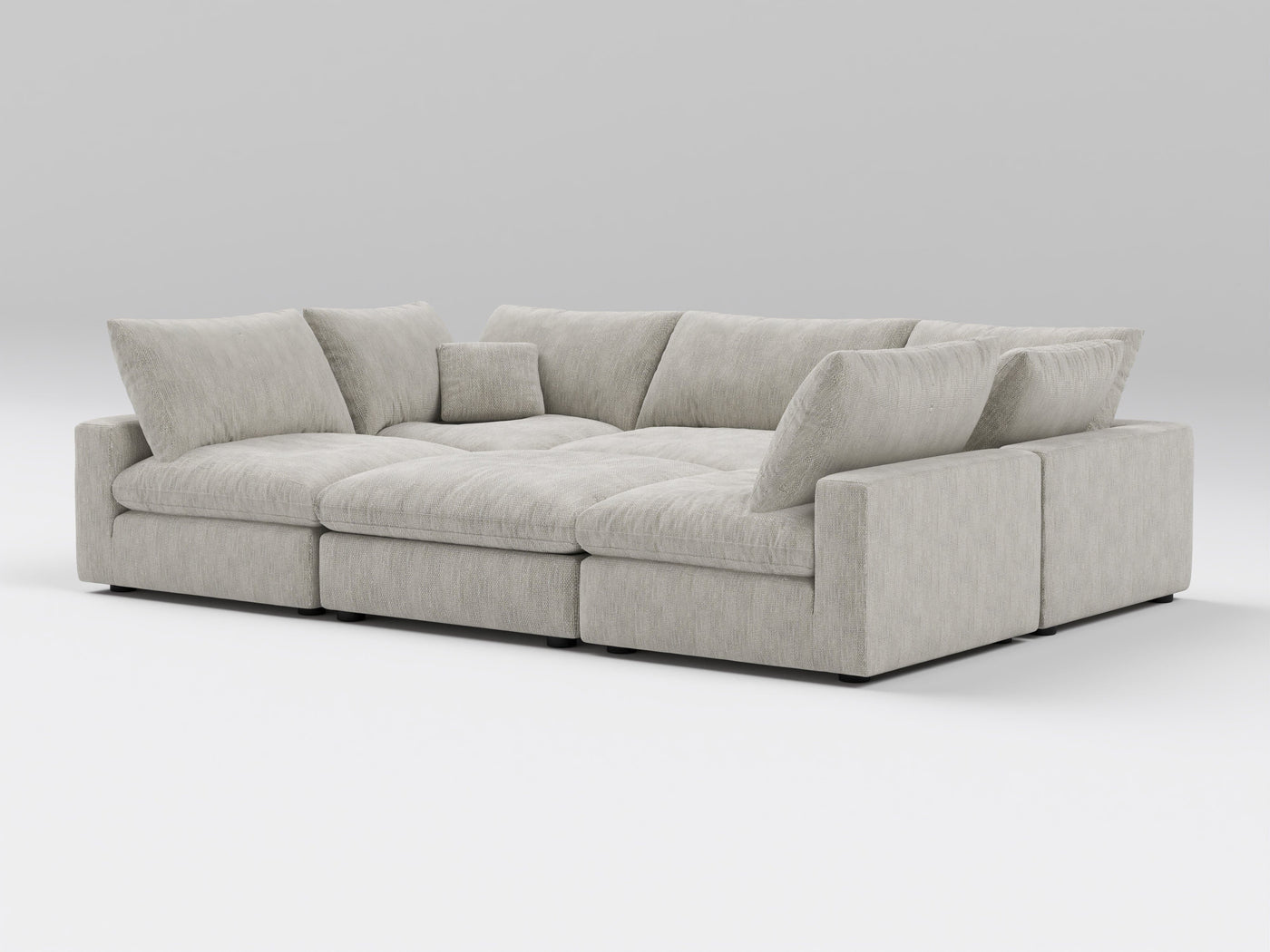 6-Piece Modular Bed